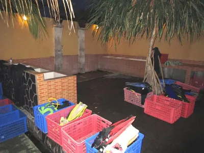 Gear Set-Up and Cleaning — Bali, Indonesia