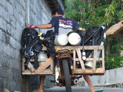Transport to Nearby Dive — Bali, Indonesia