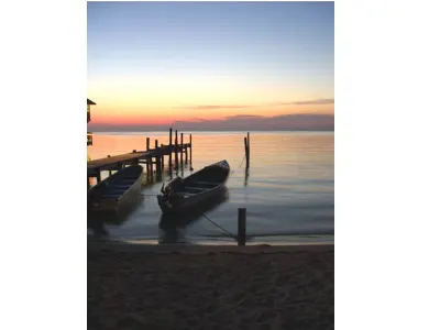Boats Anchored — West End, Roatan, Honduras