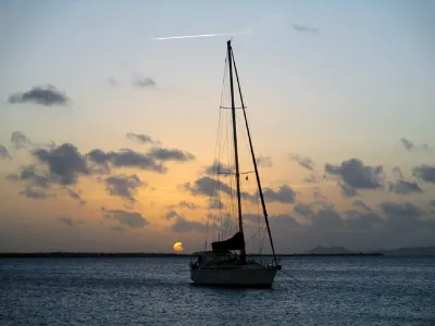 Boats are Moored — Bonaire