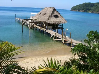 View From Room — Cayos Cochinos, Honduras