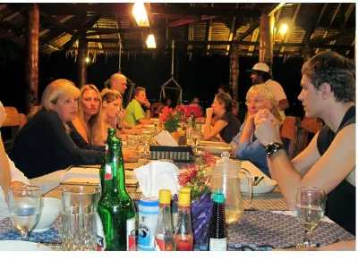Tired Divers Dining — Lembeh, Indonesia – NAD Resort