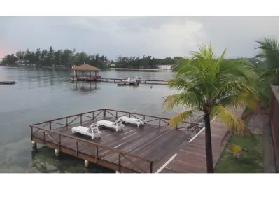 View from Waterfront Uppers — Roatan Island, Honduras – CoCo View Resort