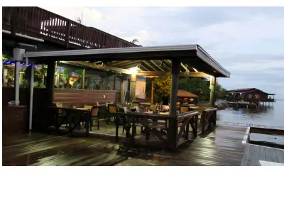 Inside or Outside Dining — Roatan Island, Honduras – CoCo View Resort