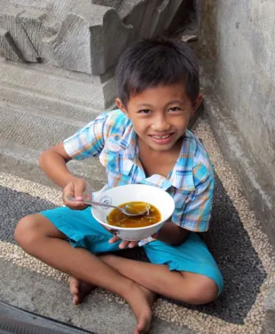 Balinese children
