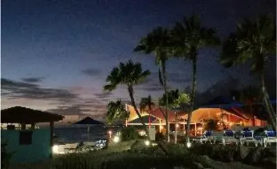 Evening at the resort