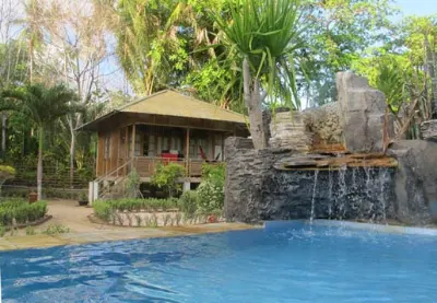 Water feature in the gardens