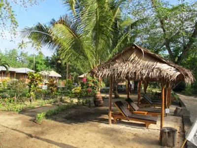 A shaded resting spot